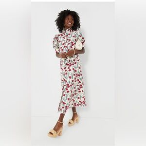 Hyacinth House Amaryllis Floral Louisa Maxi Dress